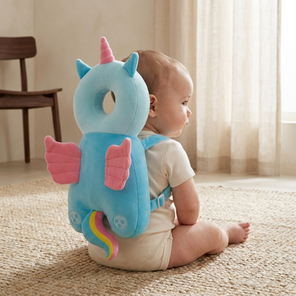 Toddler Anti-Fall Head Cushion Backpack – Safety Harness
