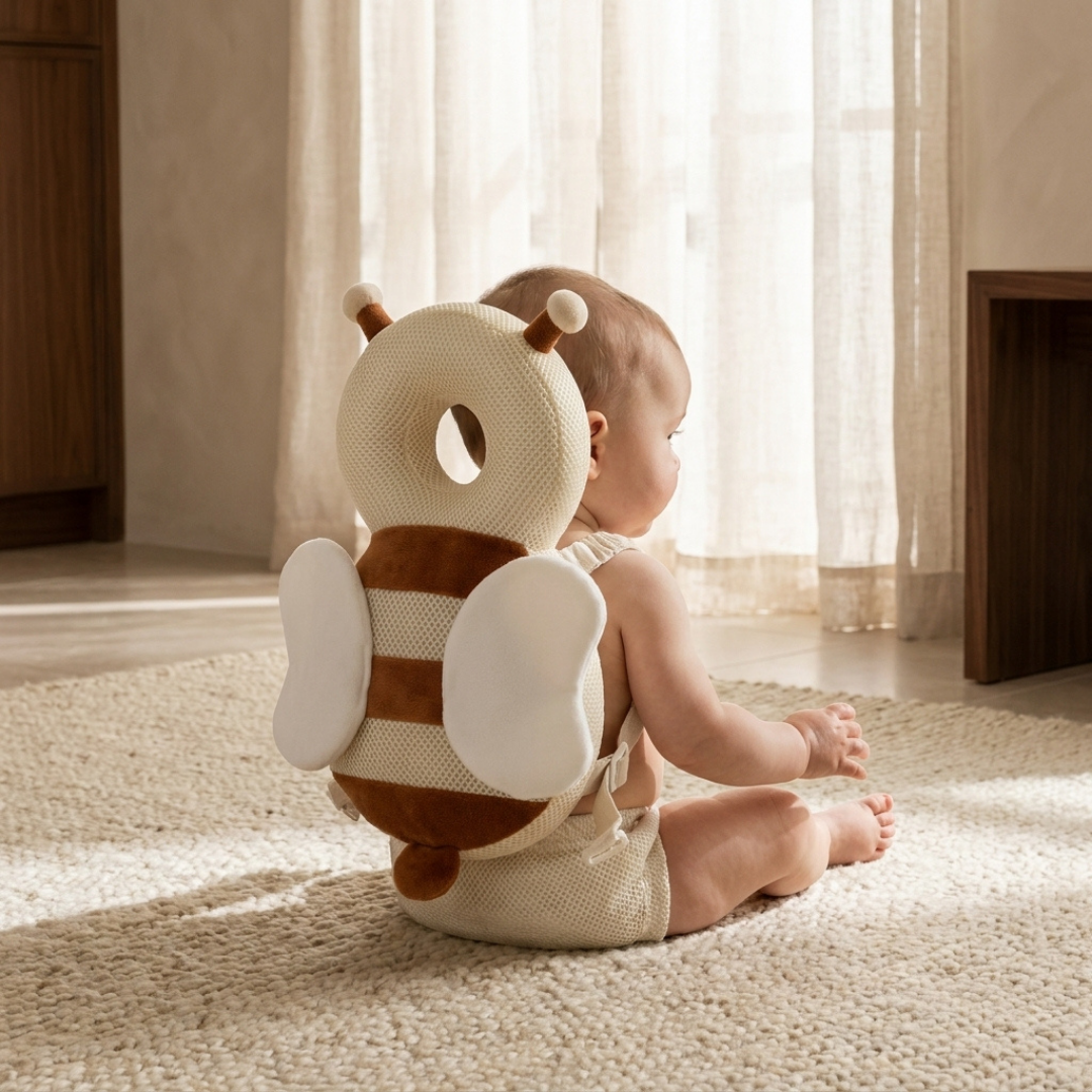 Toddler Anti-Fall Head Cushion Backpack – Safety Harness