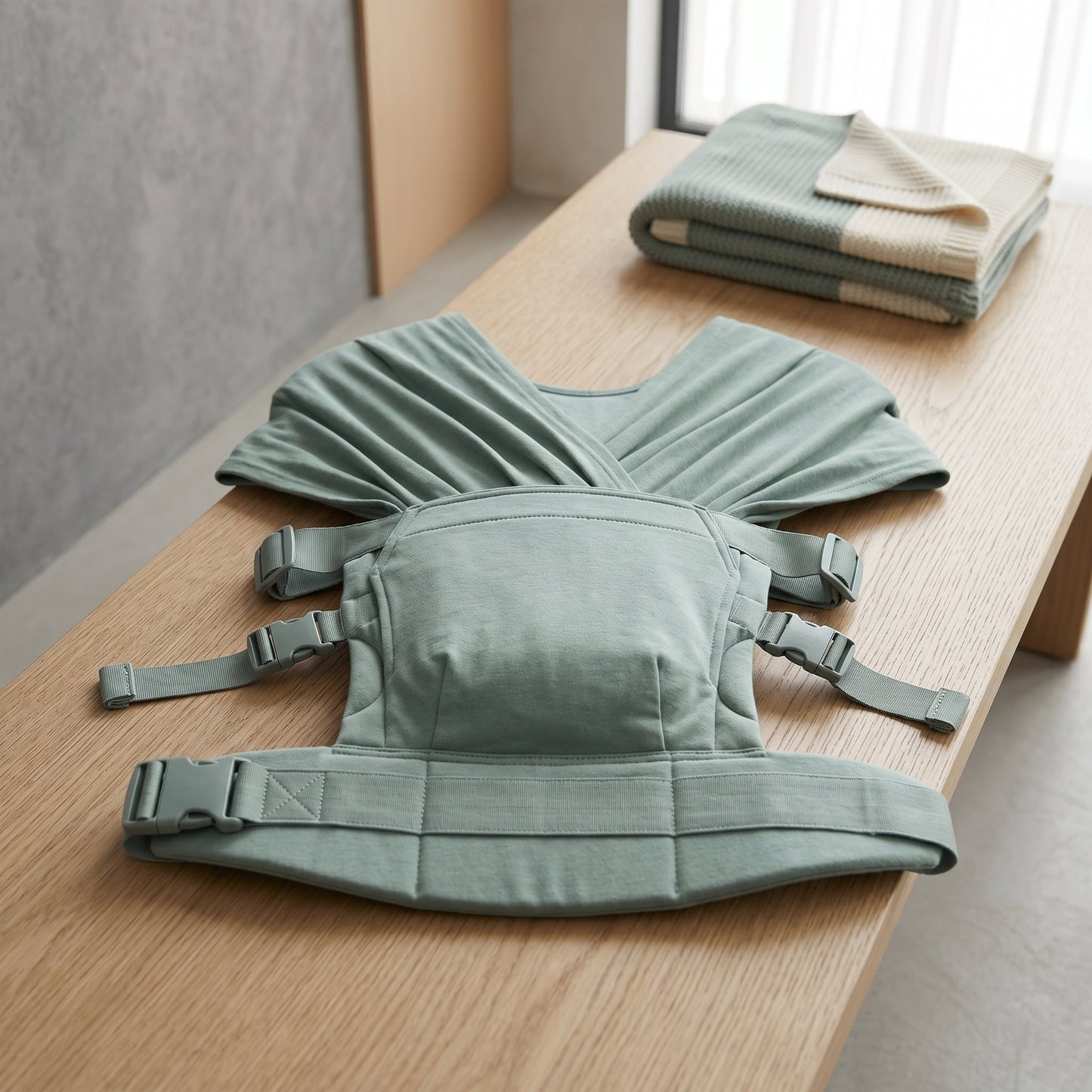 Adjustable Wrap Baby Carrier – Hands-Free Sling