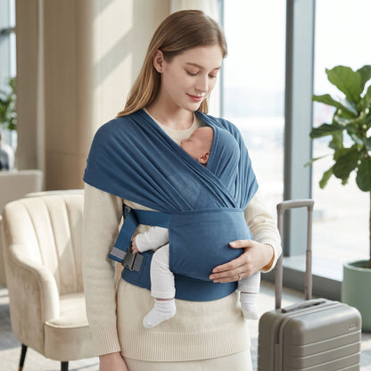 Adjustable Wrap Baby Carrier – Hands-Free Sling