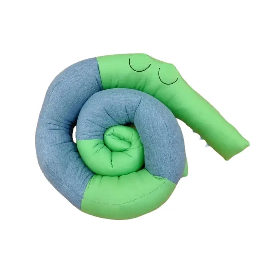 Animal Crib Bumper Liner Plush Toy – Padded Crib Protector