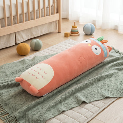 Animal Strip Plush Pillow Toy – Huggable Stuffed Cushion