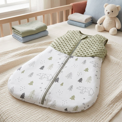 Baby Cotton Printed Sleeping Bag – Wearable Sleep Sack