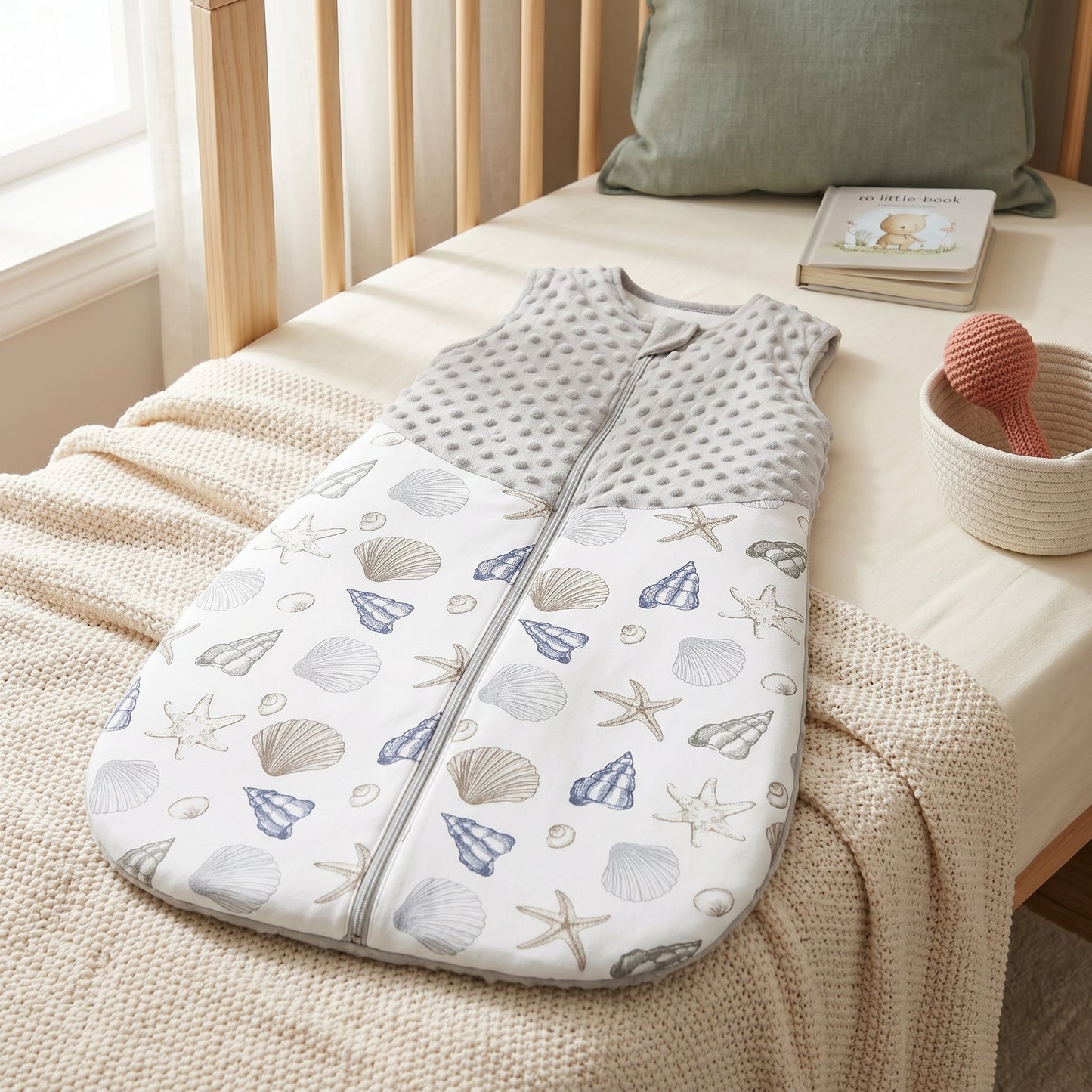 Baby Cotton Printed Sleeping Bag – Wearable Sleep Sack