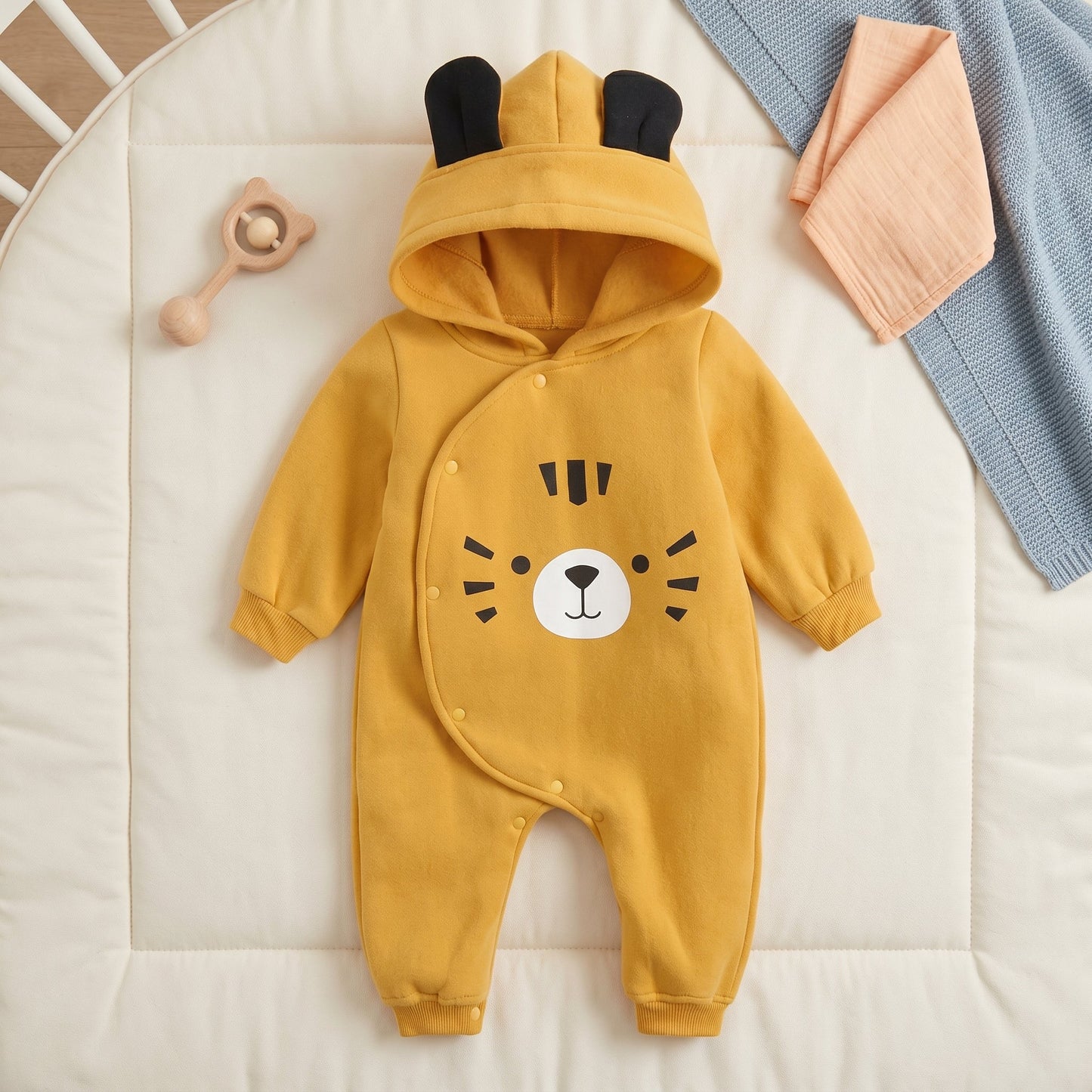 Baby Hoodie Romper – Autumn Outfit for Infants