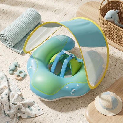 Baby Swimming Float Ring with Mesh Seat – Inflatable Pool Float