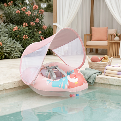 Baby Swimming Float Ring with Mesh Seat – Inflatable Pool Float