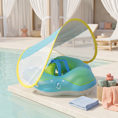 Baby Swimming Float Ring with Mesh Seat – Inflatable Pool Float