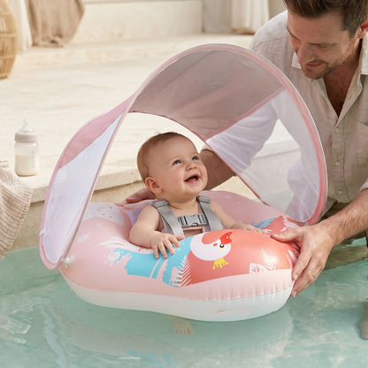 Baby Swimming Float Ring with Mesh Seat – Inflatable Pool Float