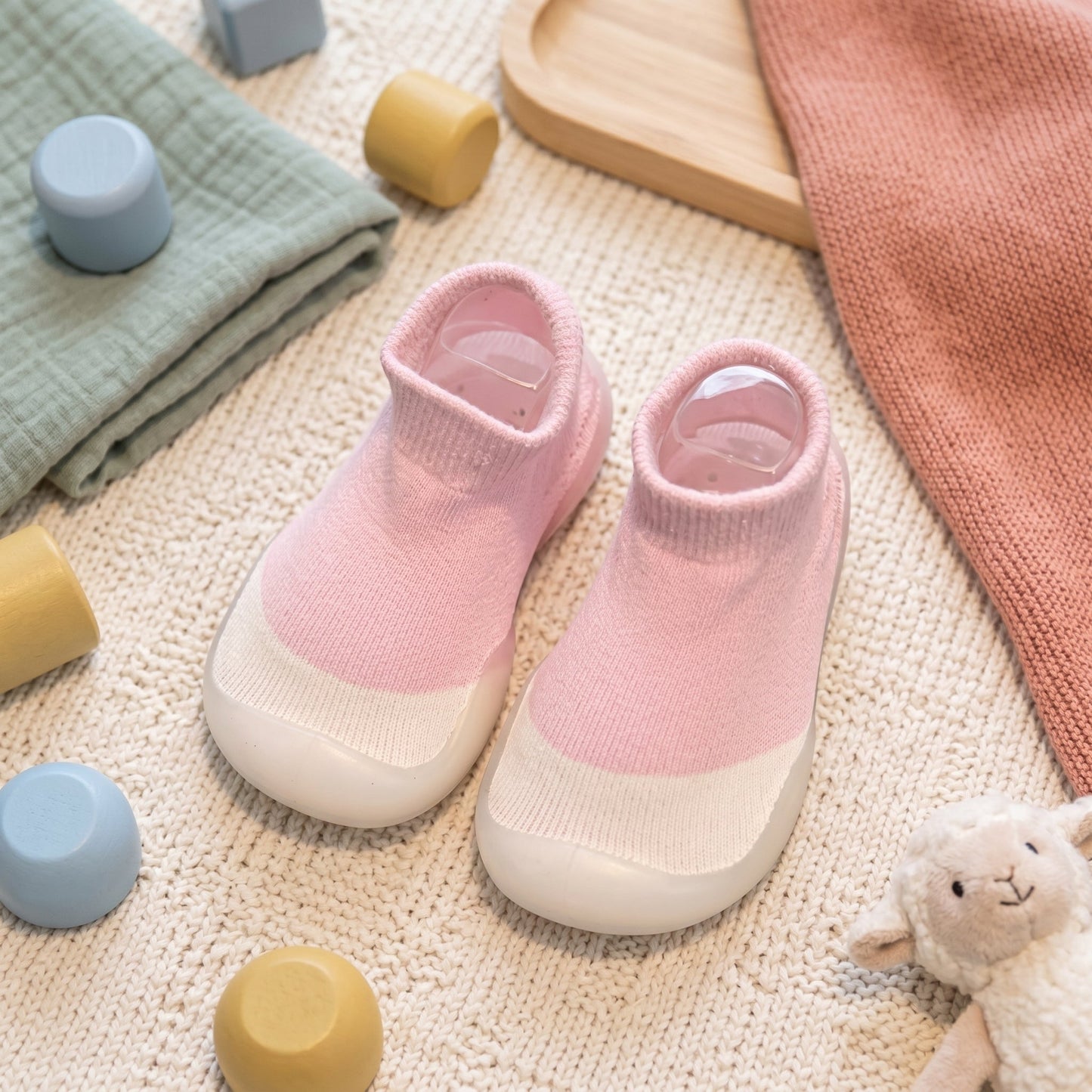 Toddler Sock Shoes – Stretchy Slip-On Walker Shoes