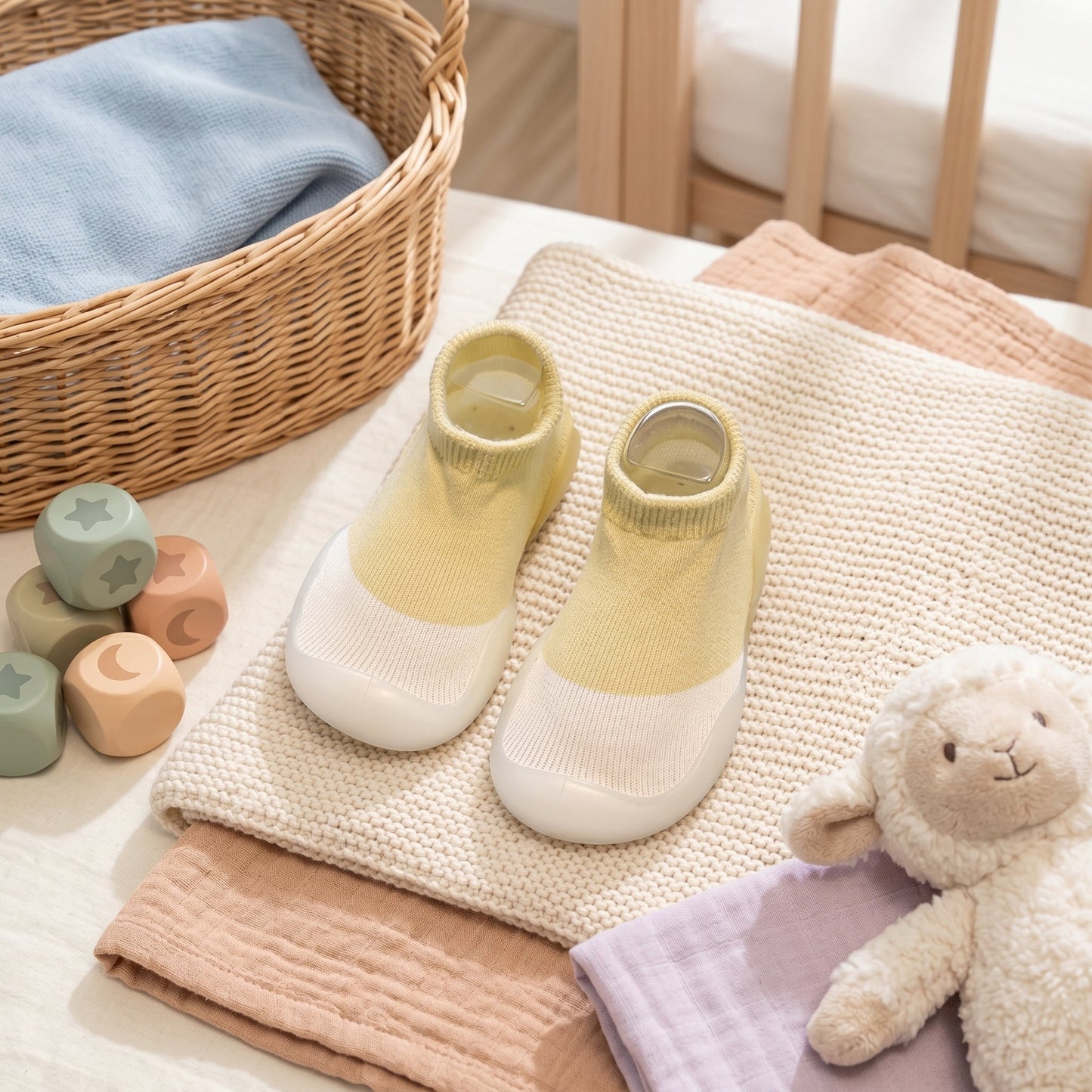 Toddler Sock Shoes – Stretchy Slip-On Walker Shoes