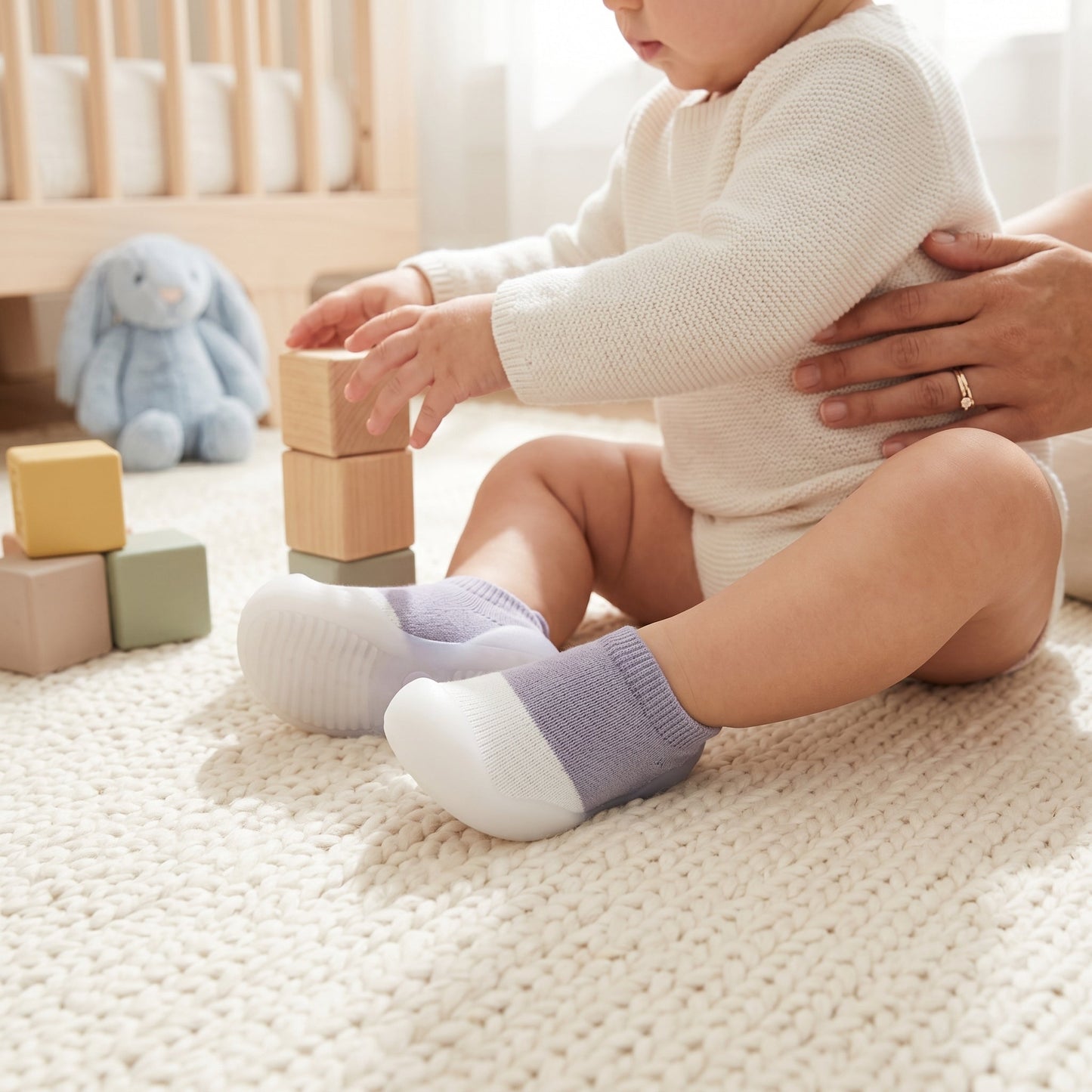 Toddler Sock Shoes – Stretchy Slip-On Walker Shoes