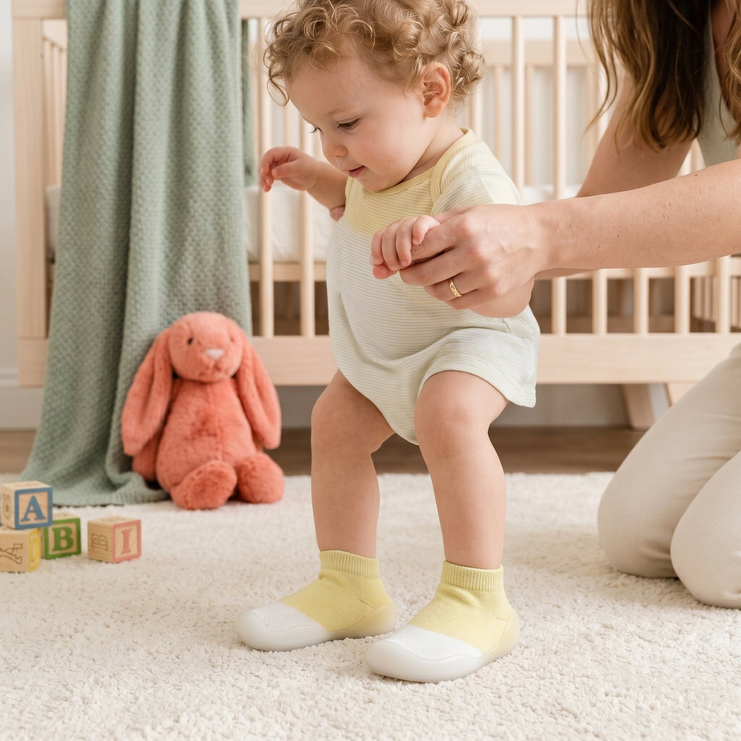 Toddler Sock Shoes – Stretchy Slip-On Walker Shoes