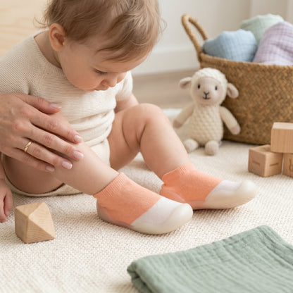 Toddler Sock Shoes – Stretchy Slip-On Walker Shoes