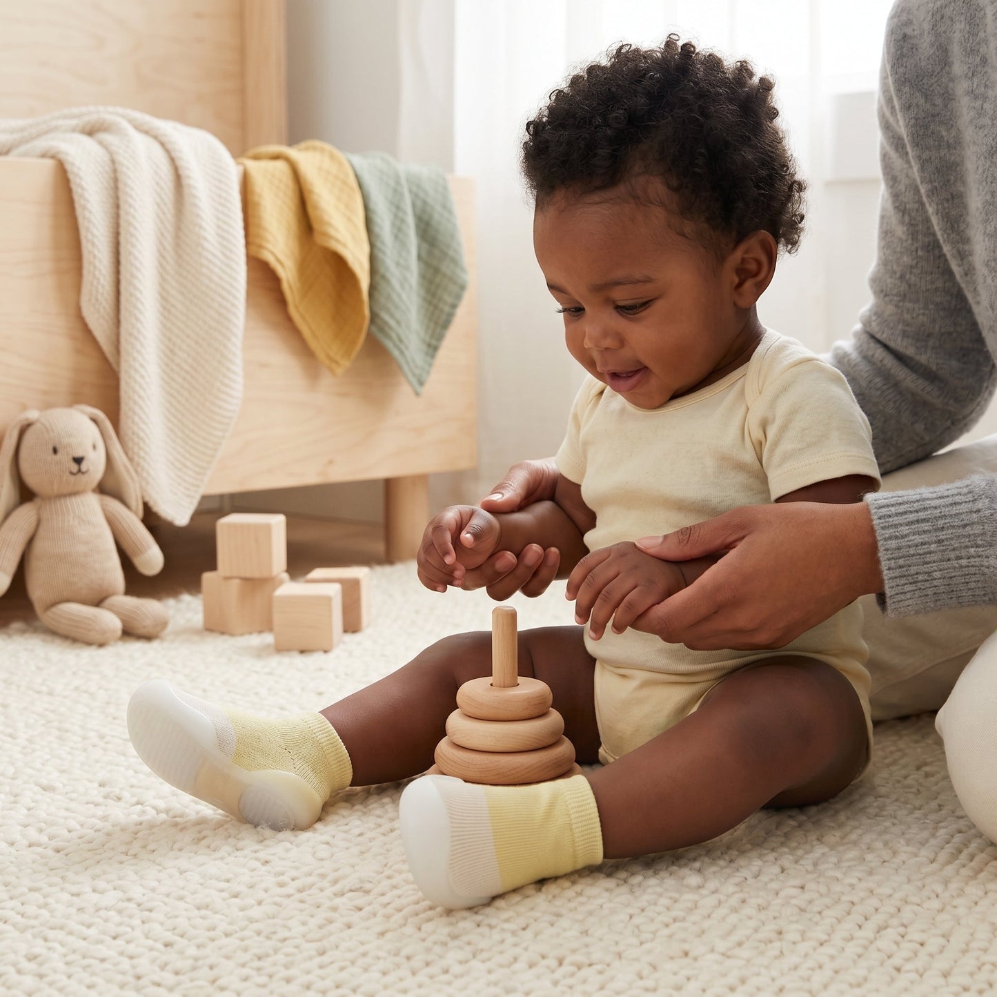 Toddler Sock Shoes – Stretchy Slip-On Walker Shoes