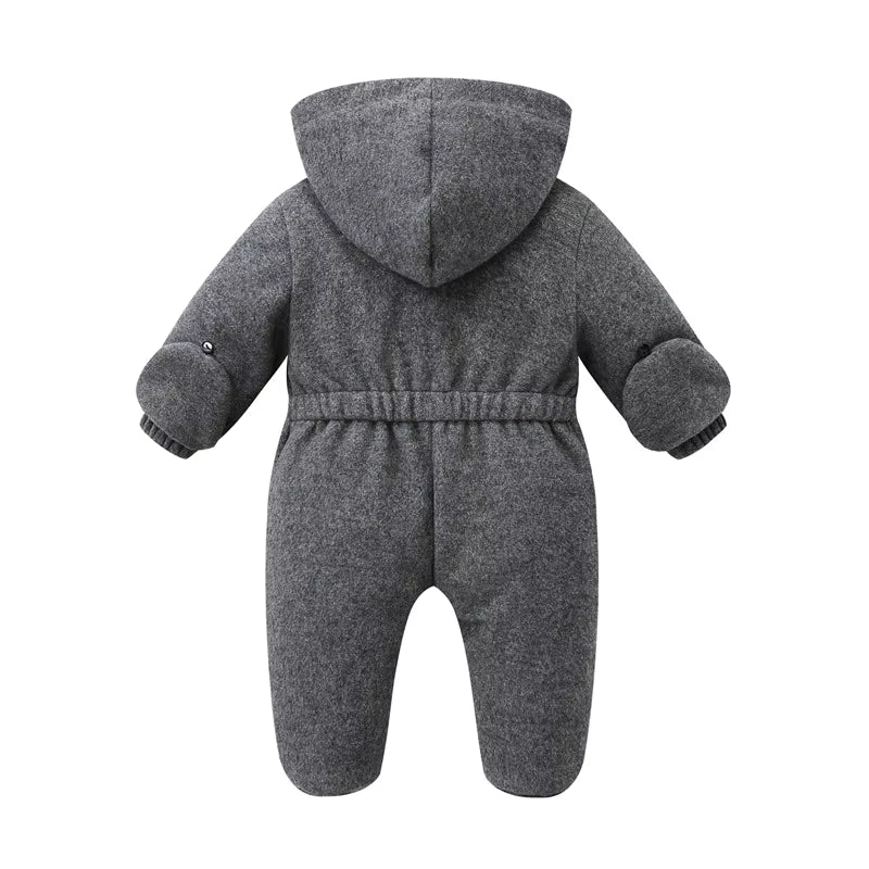 Baby Winter Fleece Snowsuit with Hood – Warm Outerwear