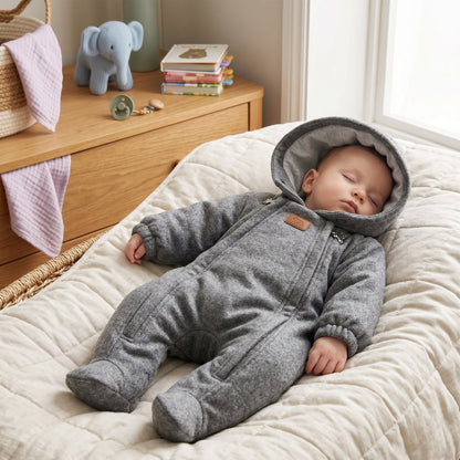 Baby Winter Fleece Snowsuit with Hood – Warm Outerwear