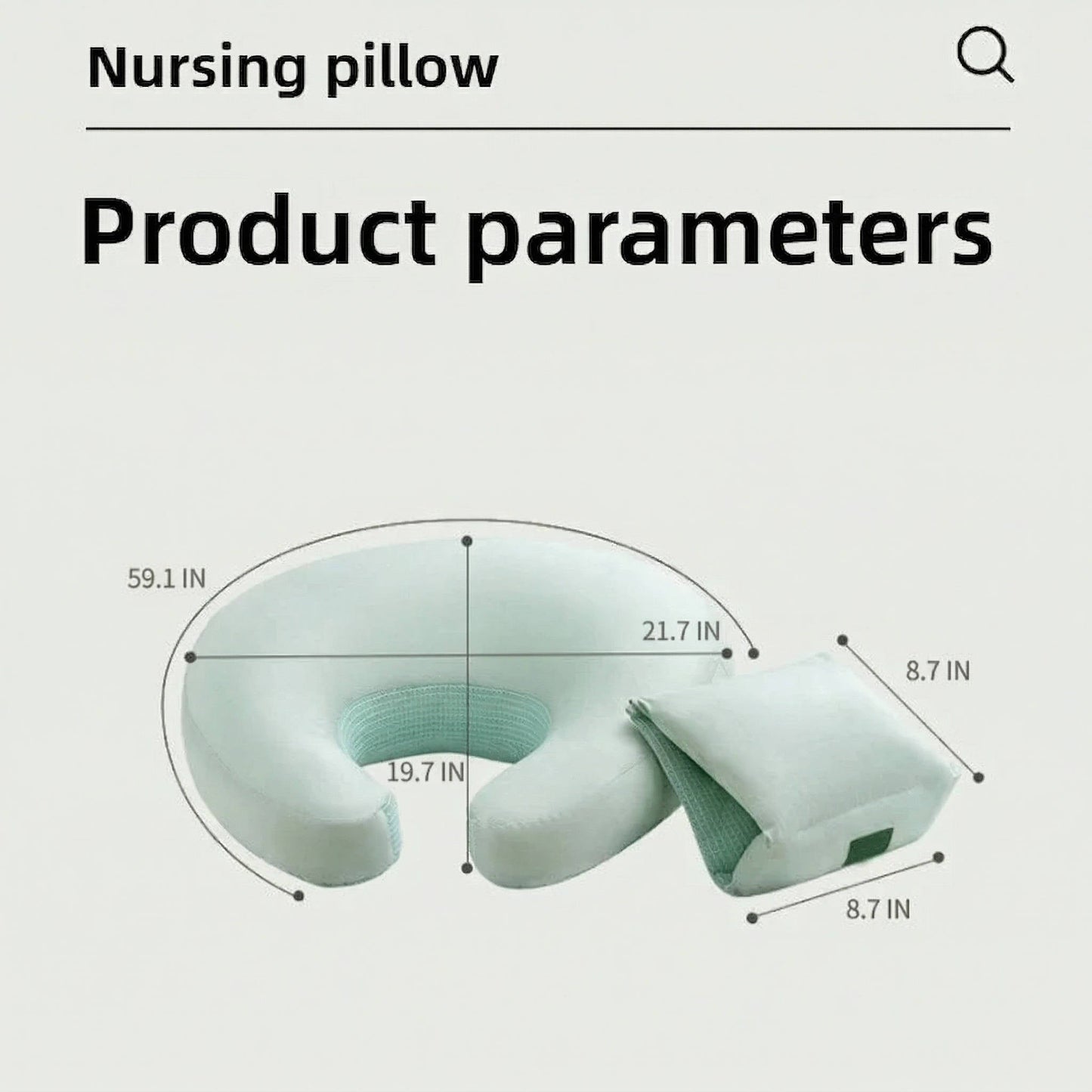 Breastfeeding Nursing Pillow – Firm Support Cushion