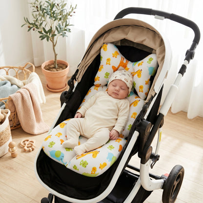 Breathable Head Support Stroller Pad – Baby Neck Cushion