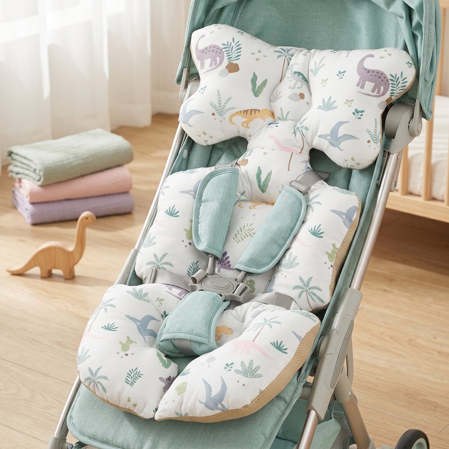 Breathable Head Support Stroller Pad – Baby Neck Cushion