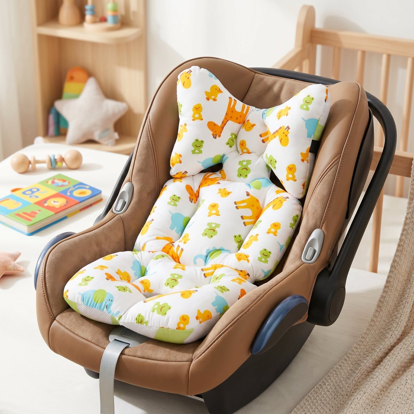 Breathable Head Support Stroller Pad – Baby Neck Cushion