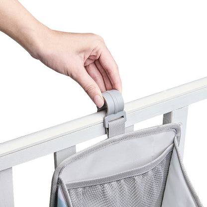 Hanging Crib Storage Organizer – Detachable Pocket Caddy