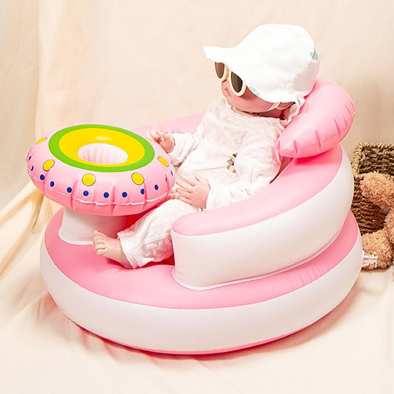 Inflatable Baby Floor Seat – Sit-Up Support Chair
