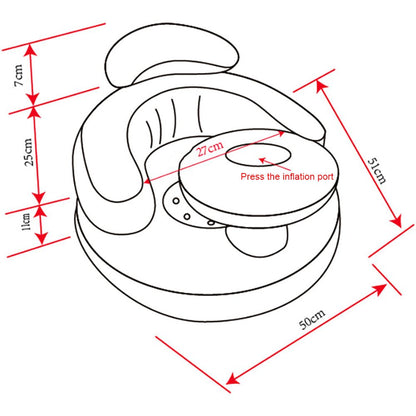 Inflatable Baby Floor Seat – Sit-Up Support Chair