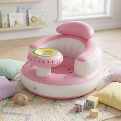Inflatable Baby Floor Seat – Sit-Up Support Chair