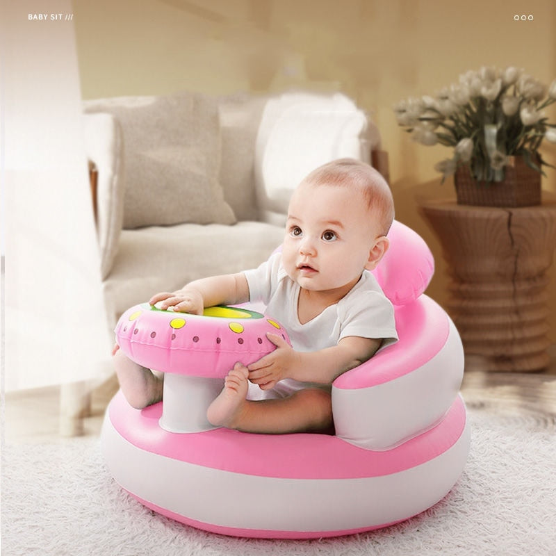 Inflatable Baby Floor Seat – Sit-Up Support Chair