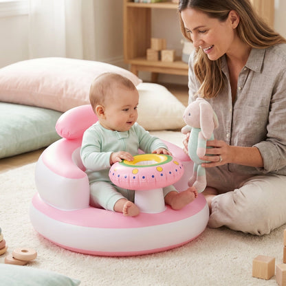 Inflatable Baby Floor Seat – Sit-Up Support Chair