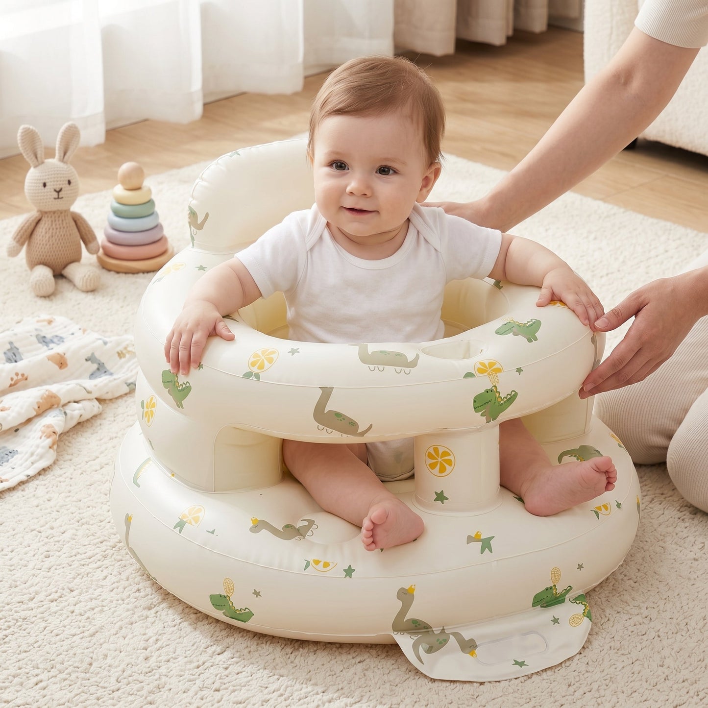 Inflatable Baby Sit-Up Support Seat – Bionic Infant Chair
