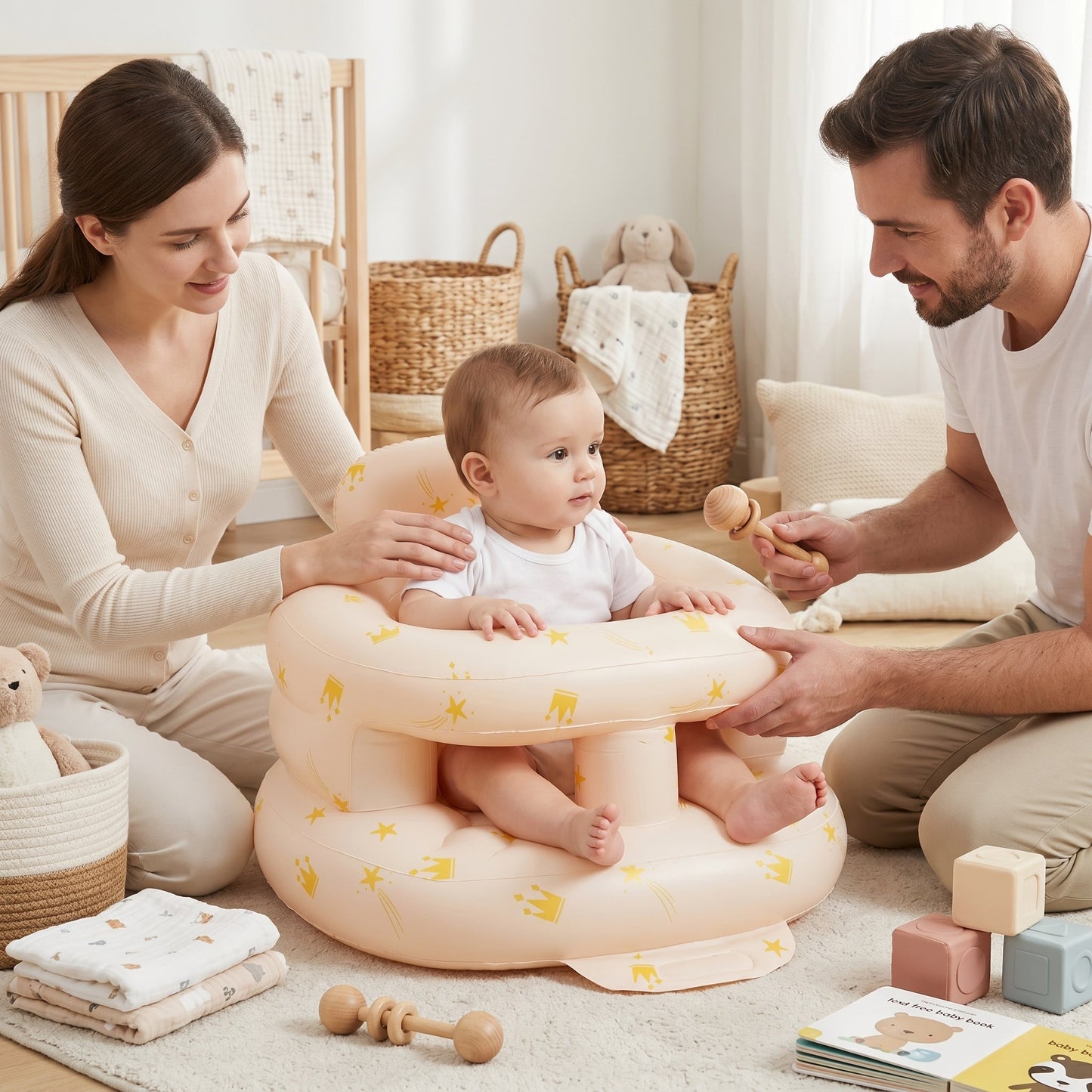 Inflatable Baby Sit-Up Support Seat – Bionic Infant Chair