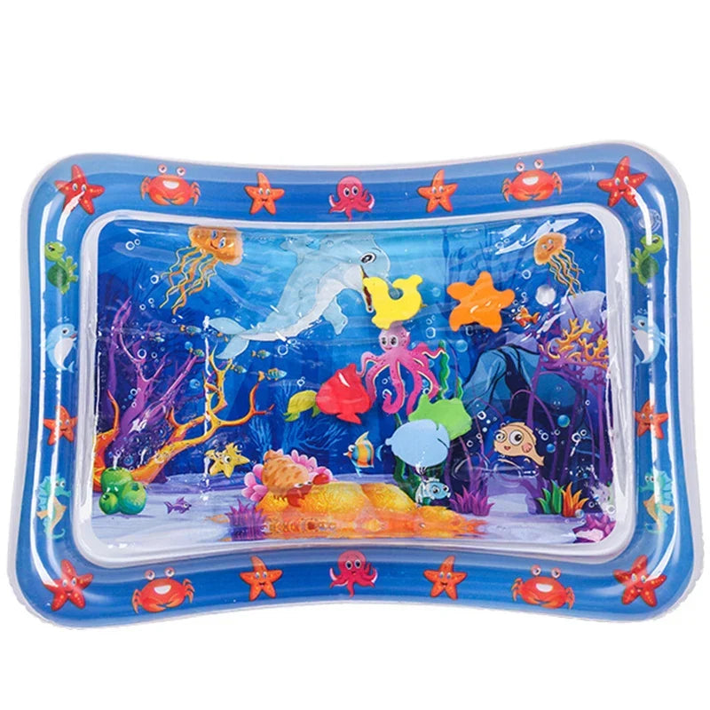 Inflatable Tummy Time Water Play Mat for Toddlers