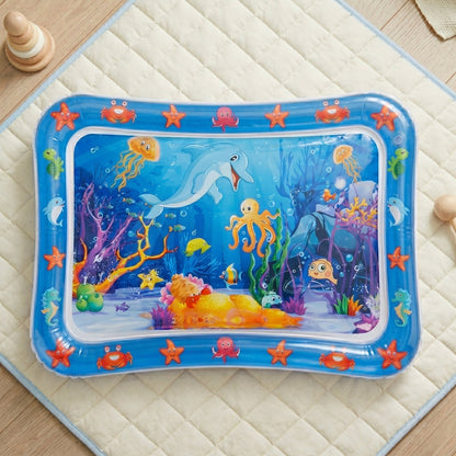 Inflatable Tummy Time Water Play Mat for Toddlers