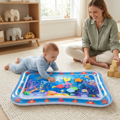 Inflatable Tummy Time Water Play Mat for Toddlers