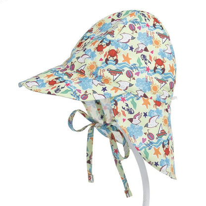 Baby Sun Hat UPF 50 – Adjustable Wide Brim Sun Protection Hat