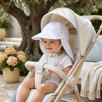 Baby Sun Hat UPF 50 – Adjustable Wide Brim Sun Protection Hat