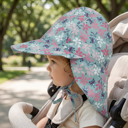 Baby Sun Hat UPF 50 – Adjustable Wide Brim Sun Protection Hat