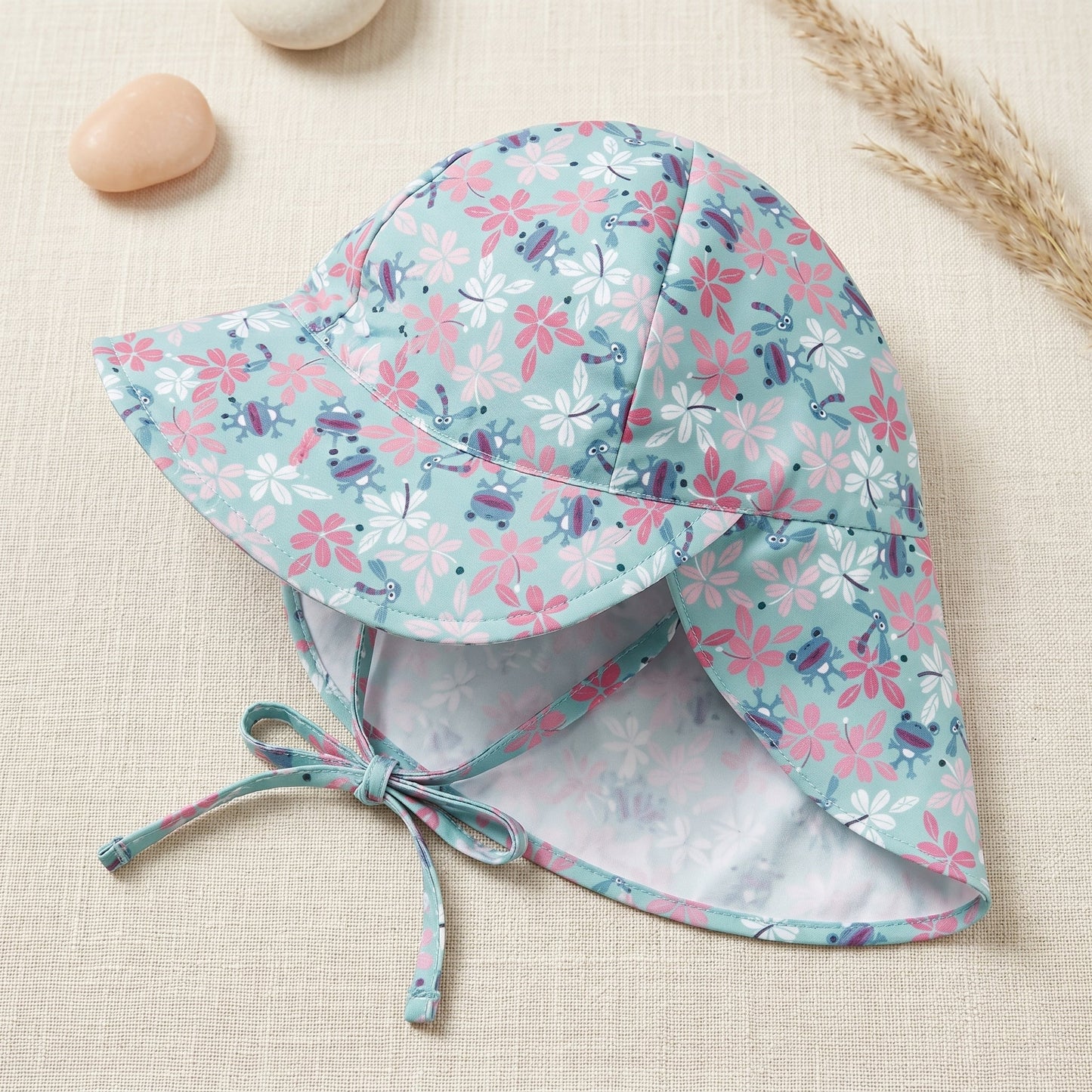 Baby Sun Hat UPF 50 – Adjustable Wide Brim Sun Protection Hat