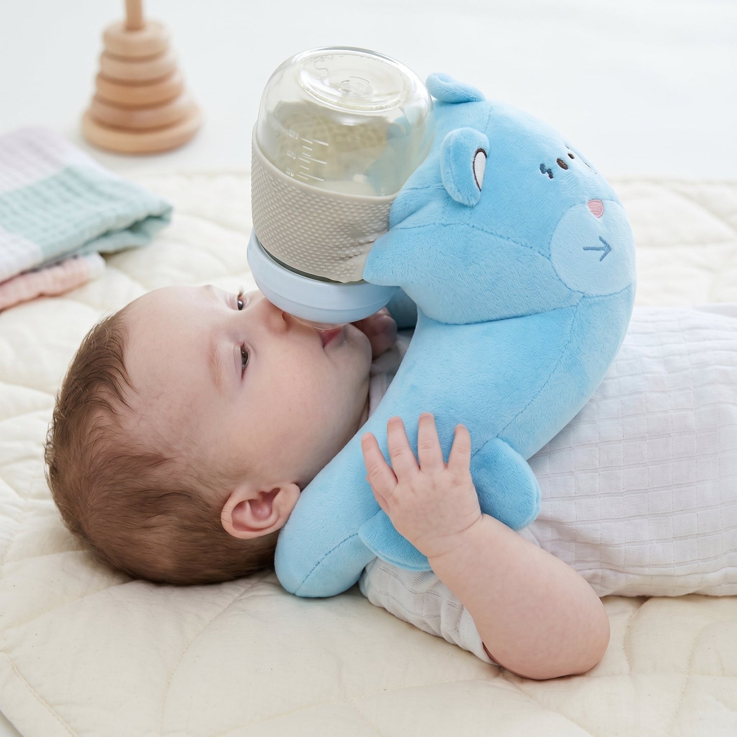 Baby Feeding Support Pillow – Hands-Free Bottle Holder