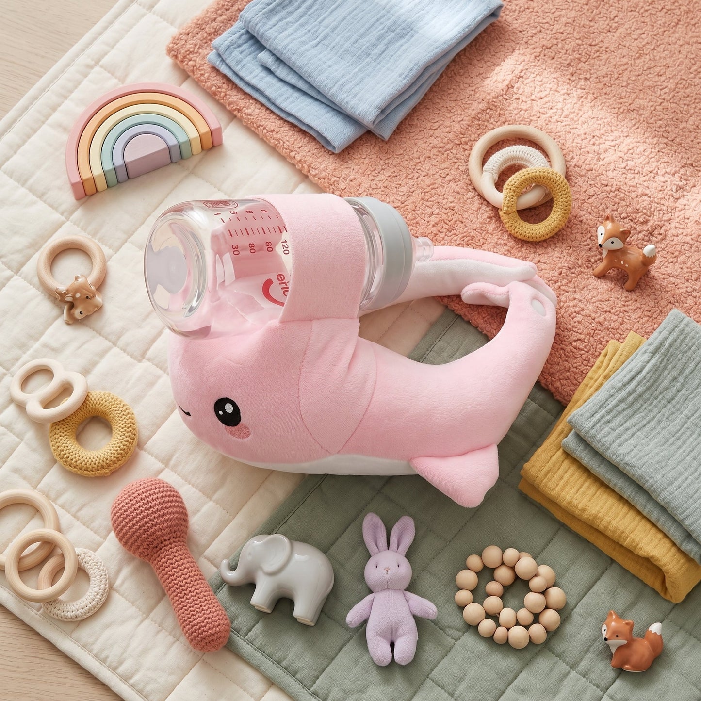 Baby Feeding Support Pillow – Hands-Free Bottle Holder