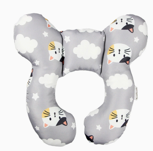 Baby Neck & Head Support Pillow for Car Seat – Travel Cushion