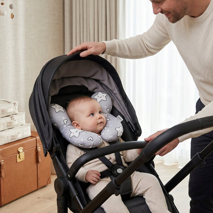 Baby Neck & Head Support Pillow for Car Seat – Travel Cushion