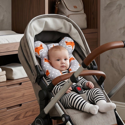 Baby Neck & Head Support Pillow for Car Seat – Travel Cushion