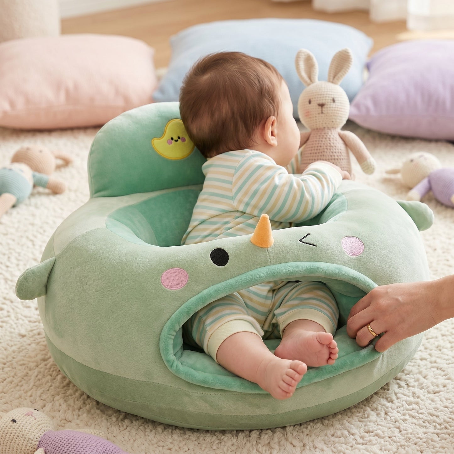 Baby Sit-Up Floor Support Chair – Sofa Seat for Infants