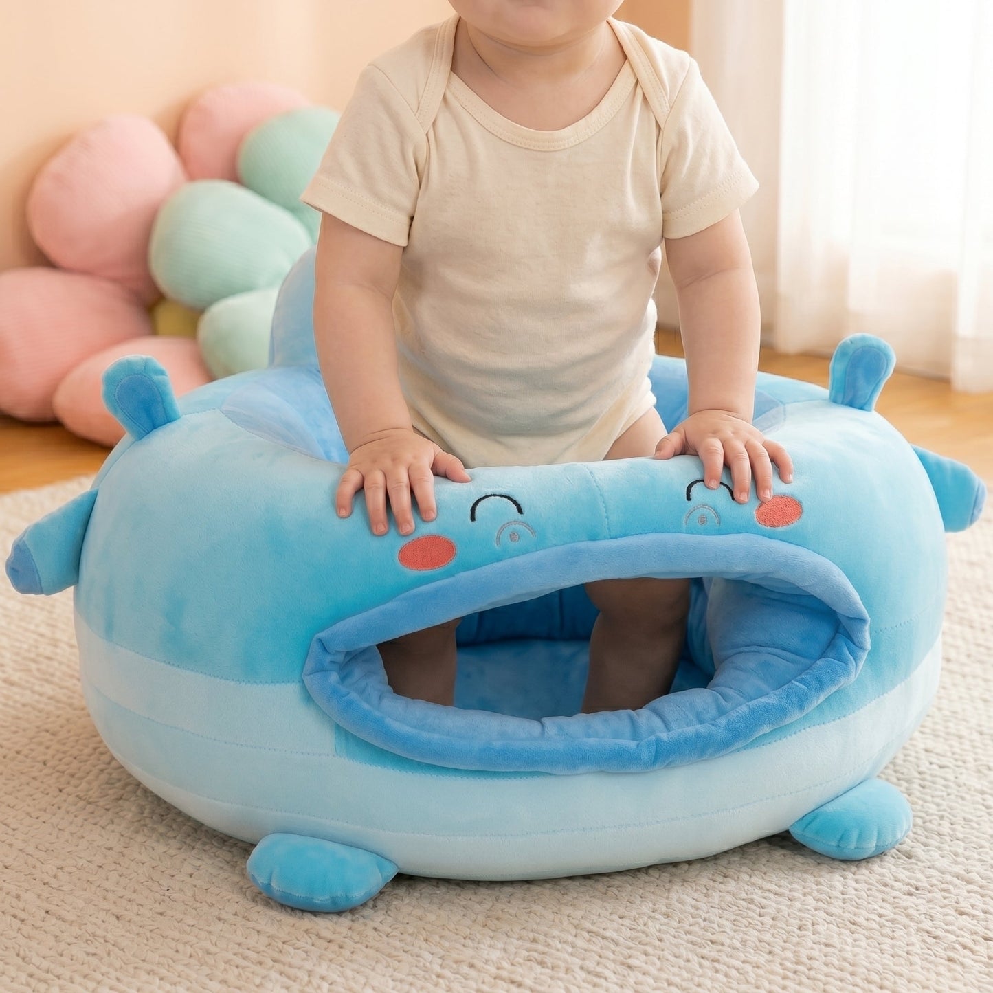 Baby Sit-Up Floor Support Chair – Sofa Seat for Infants