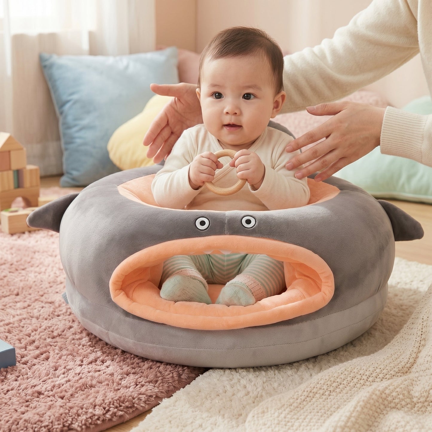 Baby Sit-Up Floor Support Chair – Sofa Seat for Infants