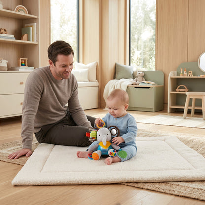 Elephant Hanging Rattle Toy for Baby Crib – Sensory Toy