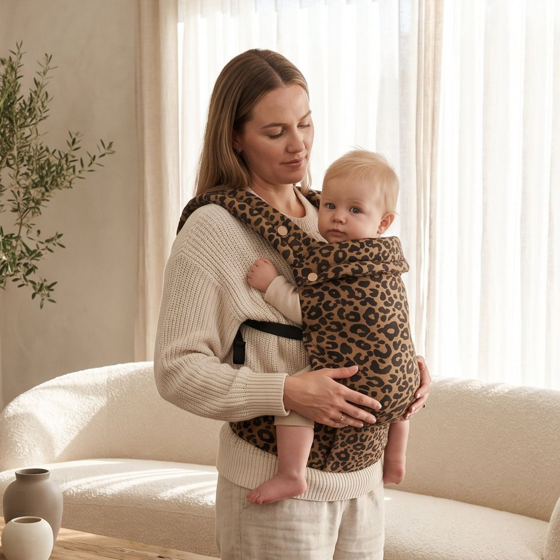 Ergonomic Adjustable Baby Carrier – Front & Hip Carry